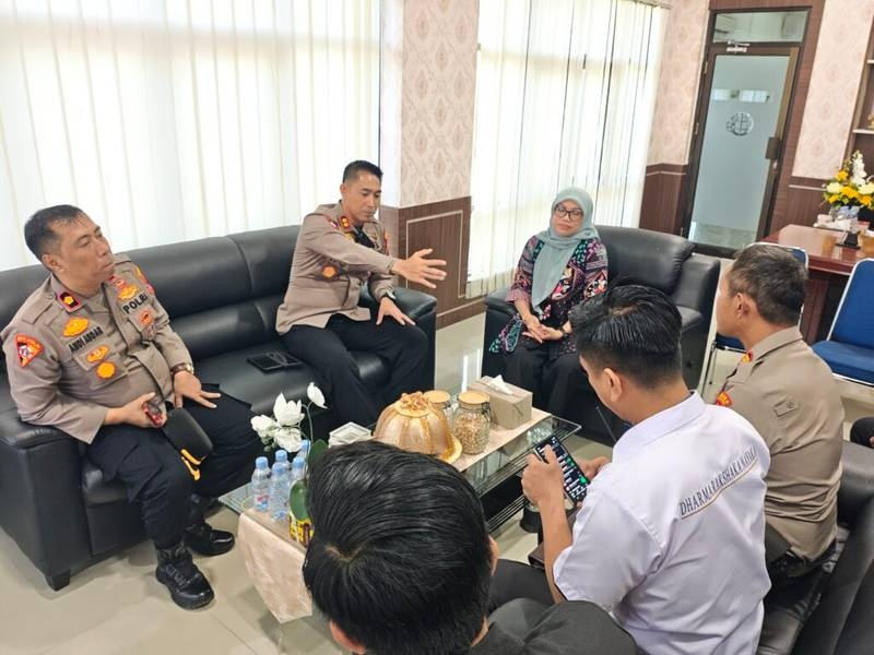 Kapolres Enrekang Jalin Silaturahmi dengan Kepala ATR/BPN, Perkuat Sinergi Antarinstansi
