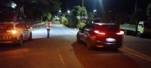 Personil Sat Lantas Polres Enrekang Melaksanakan Patroli Blue Light Guna Mencegah Terjadi Laka Lantas