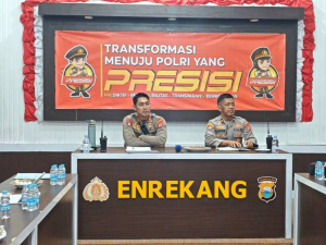 Anev Situasi Kamtibmas, Kapolres Enrekang Evaluasi Pelaksanaan Tugas Selama Sepekan