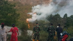 KEBAKARAN HUTAN KEMBALI TERJADI, GUNUNG LO’KO MALILLIN TERBAKAR