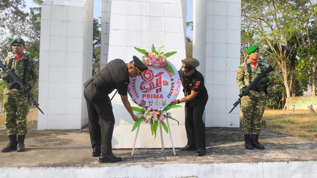 Peringati Hut TNI Ke-81, Kodim 1419/Enrekang Gelar Ziarah Rombongan