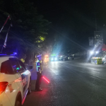 Cegah Tindak Kejahatan Di Malam Hari, Personel Satlantas Polres Enrekang Laksanakan Patroli Blue Light