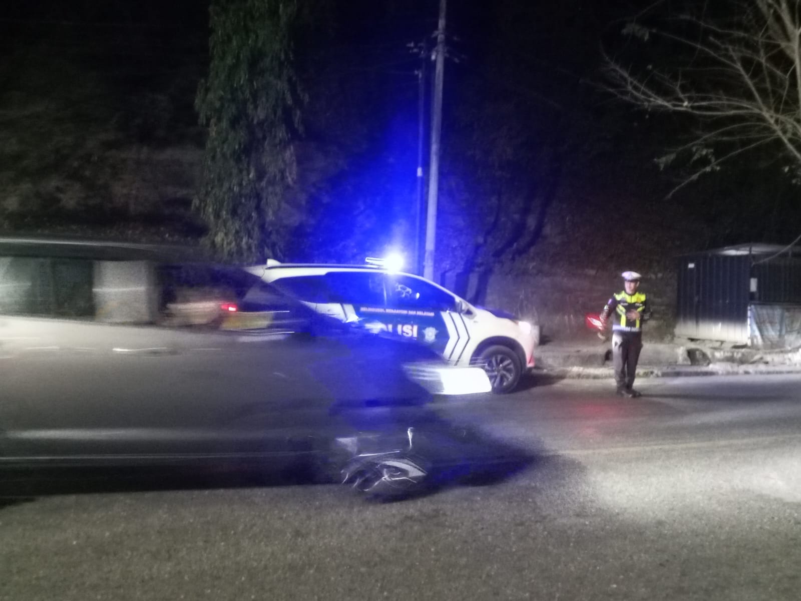 Satlantas Polres Enrekang Gencarkan Patroli Malam Cegah Balap Liar dan Laka Lantas