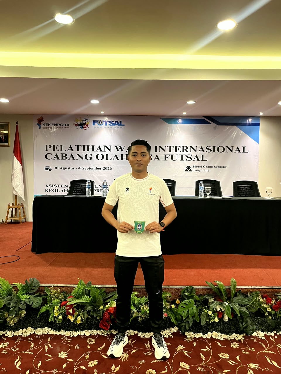 Pencapaian Luar Biasa, Salah Satu Personel Polres Enrekang Ikuti Pelatihan Wasit Internasional Cabang Olahraga Futsal