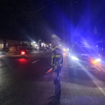 Demi Menjaga Kamseltibcar Lantas Sat Lantas Polres Enrekang Melaksanakan Patroli Blue Light Di Sekitar Wilayah Kota Enrekang.