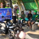 Peringati HUT Lalu Lintas ke-71, Satlantas Polres Enrekang Gelar Bakti Sosial, Peduli Tukang Ojek .