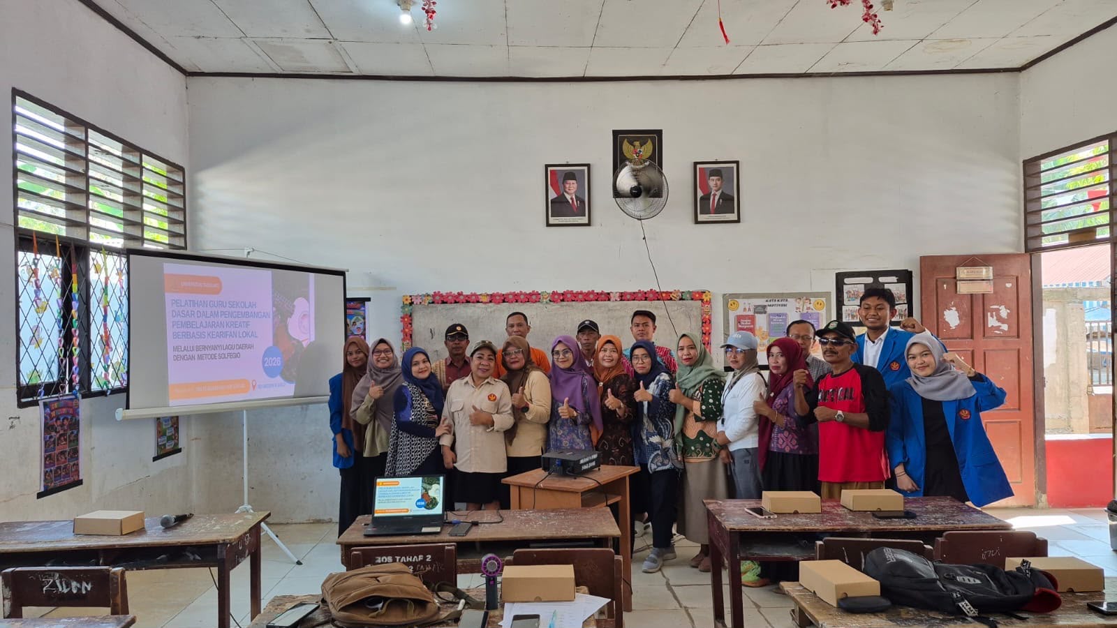 UNTAD Latih Guru SD di Dolo Kembangkan Pembelajaran Kreatif Berbasis Kearifan Lokal