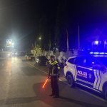 SatLantas Polres Enrekang Laksanakan Patroli Blue Light Diwilayah Kota Enrekang