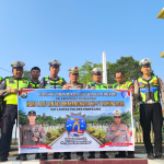 Jelang Hari Lalu Lintas Bhayangkara ke-71, Satlantas Polres Enrekang Ziarah ke TMP Massenrempulu