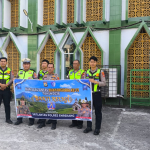 HUT Lantas ke-71, Satlantas Tebar Kepedulian Di Tempat Ibadah