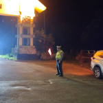 Jaga Keamanan Malam Hari, Satlantas Polres Enrekang  Gencarkan Blue Light Patrol