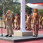 Wabup Nurkanaah Dorong ASN Sidrap Jaga Disiplin dan Kekompakan dalam Bertugas