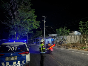 SatLantas Polres Enrekang Rutin  Laksanakan Patroli Blue Light.Ini Tujuannya.