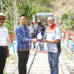 Jembatan Gantung Kaluppini Diresmikan, Bupati Enrekang Apresiasi Dukungan CSR Pertamina