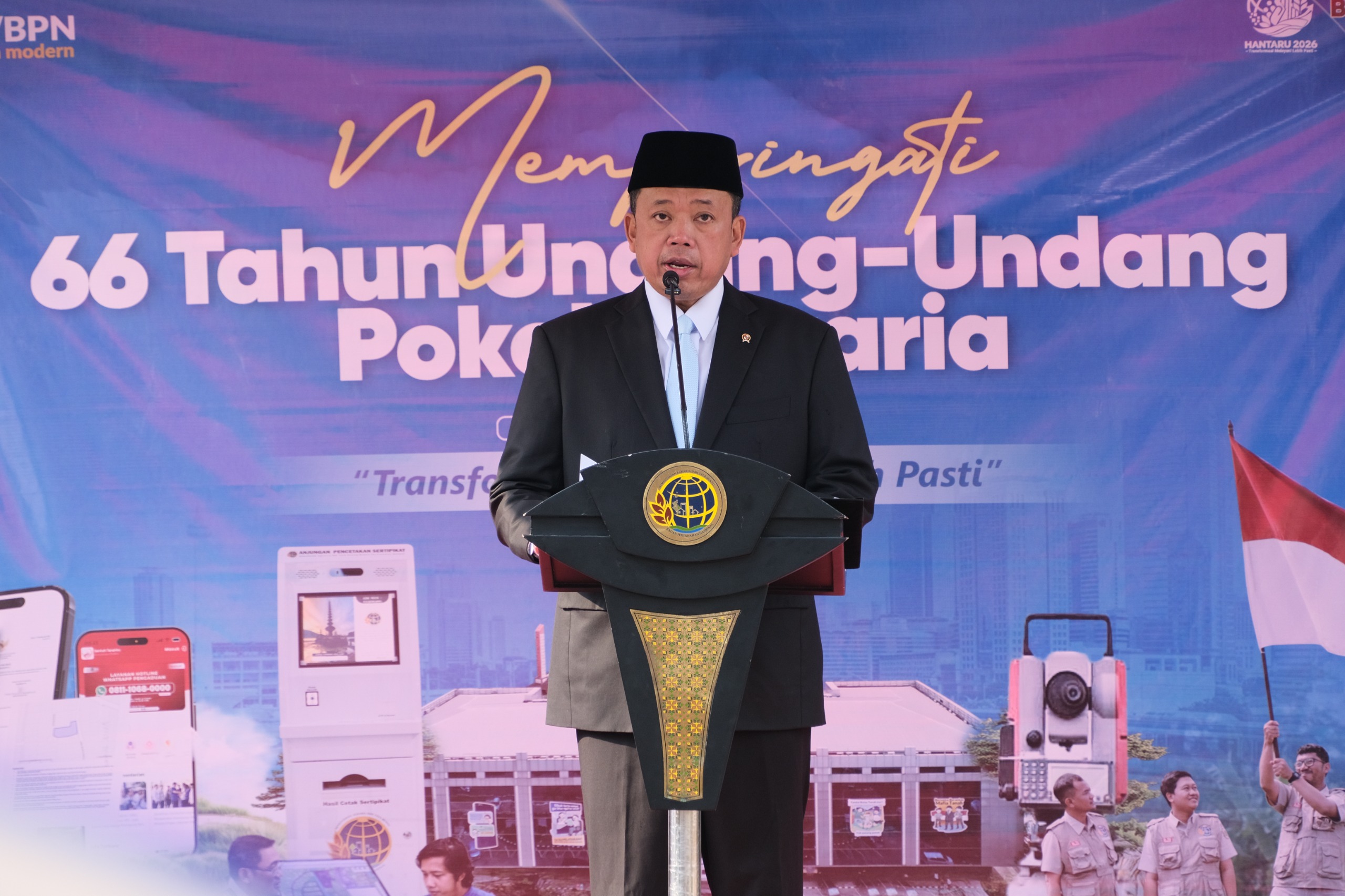 66 Tahun Peringatan UUPA, Kementerian ATR/BPN Akselerasi Sejumlah Program Strategis di Bidang Pertanahan dan Tata Ruang. 