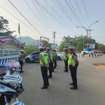 Mengawali Pelaksanaan Tugas, Personil Sat Lantas Polres Enrekang  Melaksanakan Apel Pagi