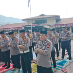 Menghadapi Dampak Kekeringan Polres Enrekang dan Bhayangkari Gelar Salat Istisqa