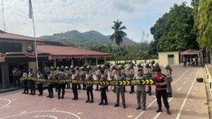 Sat Samapta Polres Enrekang Gelar Latihan Dalmas Antisipasi Unjuk Rasa  ENREKANG,KABAR KITA.CO.ID