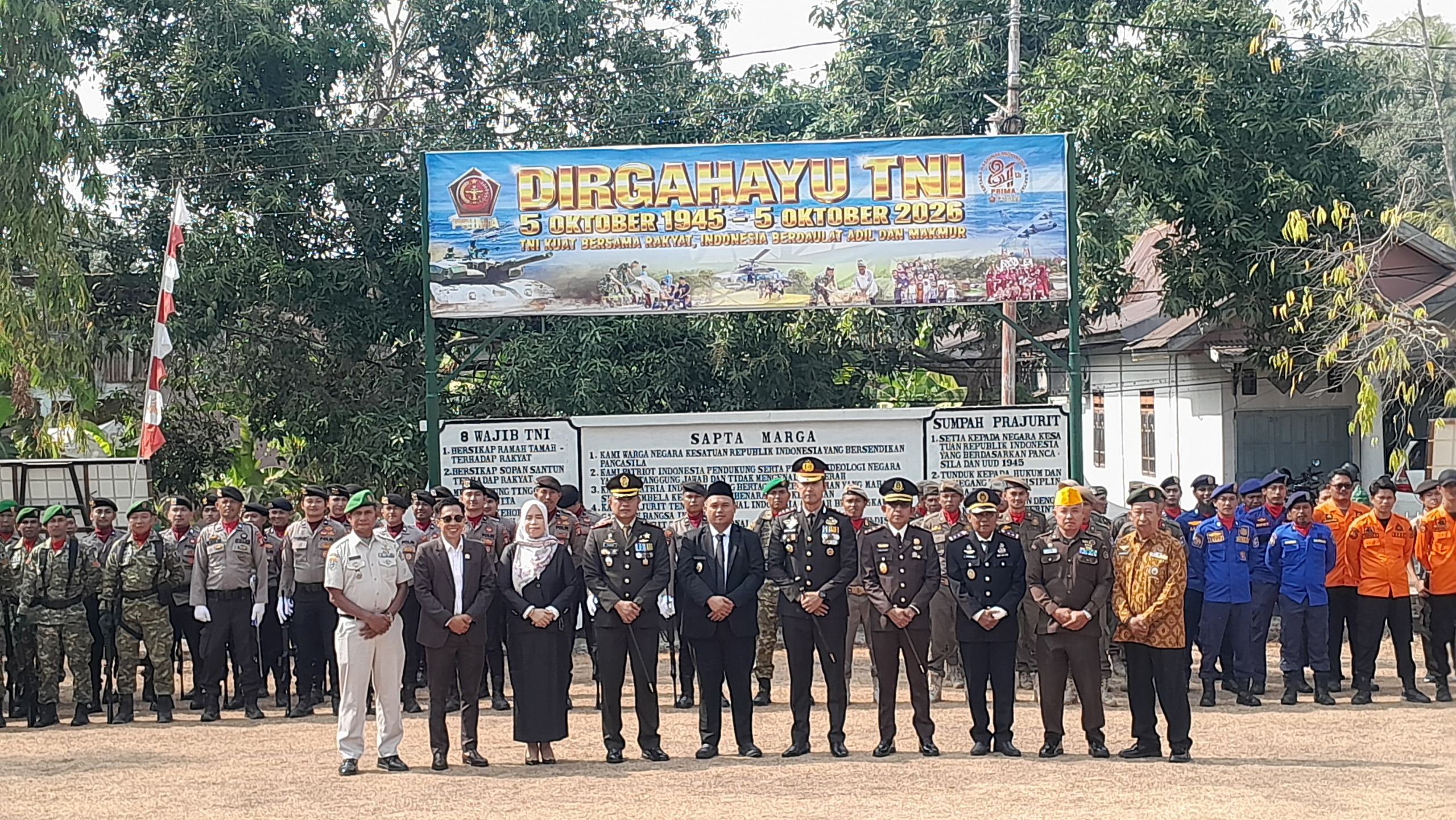 HUT ke-81 TNI, Kodim 1419/Enrekang Gelar Upacara, Teguhkan Sinergi TNI Bersama Rakyat