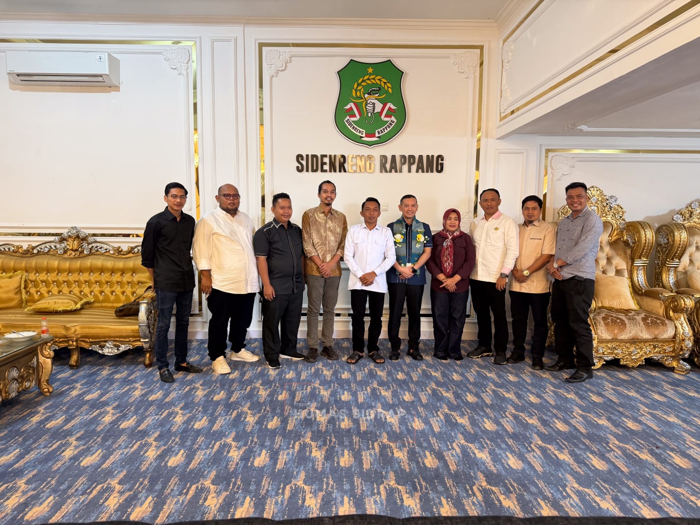 Bupati Syaharuddin Alrif Sambut Akrab Kunjungan Wabup Tanjung Jabung Timur
