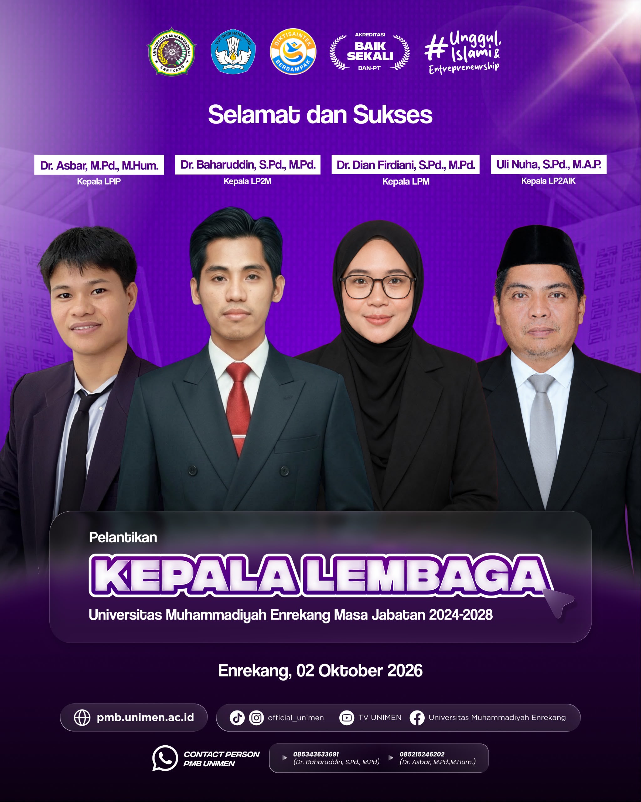 Rektor UNIMEN Rotasi Sejumlah Pejabat Struktural, Ini Tujuannya.