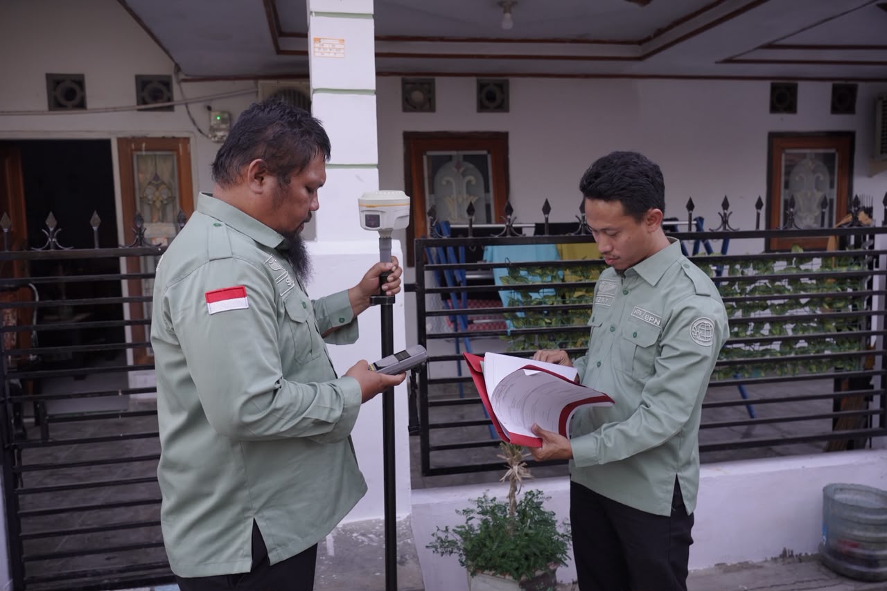 Hanya Menunggu 4 Hari, Layanan Pengukuran Pertanahan Lebih Terukur, Teratur, dan Pasti.
