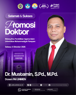 Promosi Doktor, Riset Mustamin Melahirkan Model Pemberdayaan Berkelanjutan
