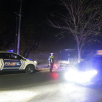 Personel satlantas polres Enrekang  melaksanakan giat patroli malam