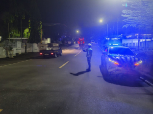 Patroli Malam Satlantas Polres Enrekang  Hadirkan Rasa Aman bagi Pengguna Jalan