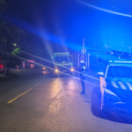 Personel satlantas polres Enrekang melaksanakan giat patroli malam