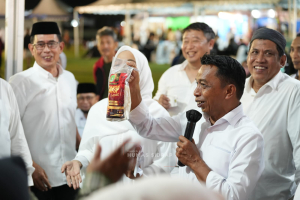 Stan Sidrap Jadi Magnet Pengunjung, Pangan Murah Laris di Hari Pertama Expo