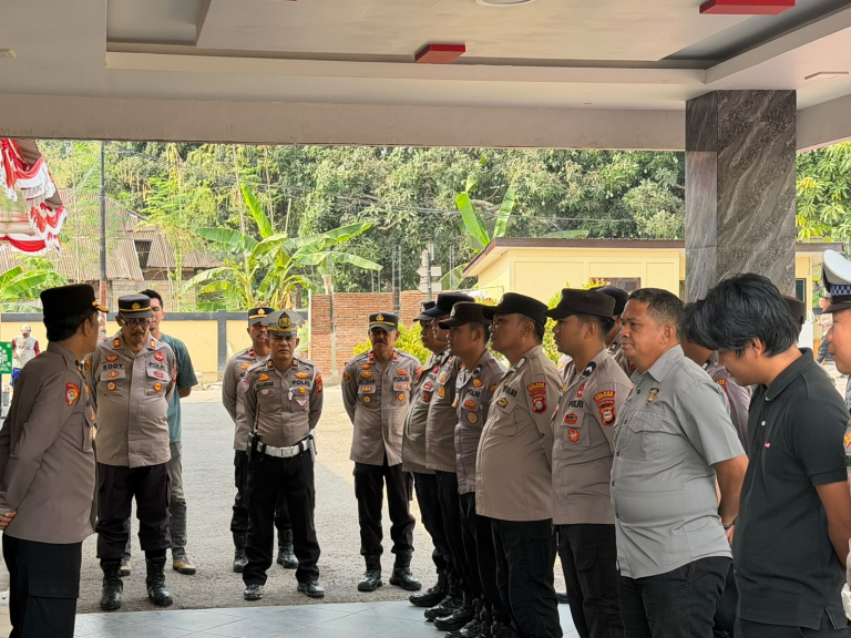 Apel Kompi Siaga On Call, Satlantas Polres Enrekang  Pastikan Kesiapan Personel.