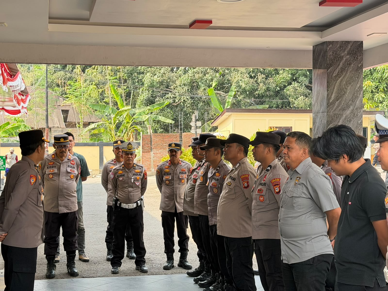 Apel Kompi Siaga On Call, Satlantas Polres Enrekang  Pastikan Kesiapan Personel.