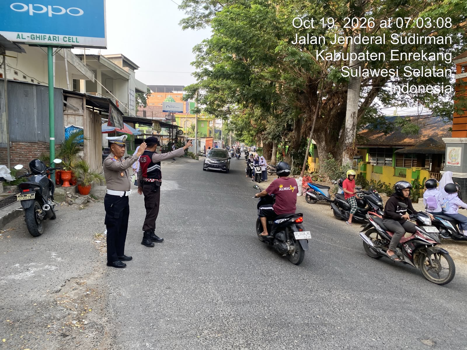 Sat Lantas Polres Enrekang Laksanakan Gatur Pagi