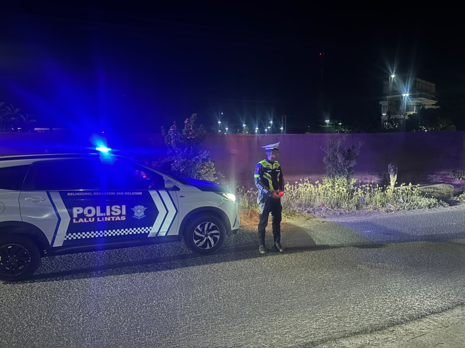 Hadirnya Satlantas Patroli Blue Light, Pemantauan Lalulintas Di Malam Hari