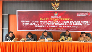 Generasi Muda Dominasi DPT Enrekang, Pemilih Gen Z dan Milenial Capai 61,2 Persen.