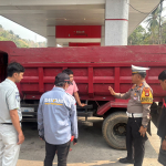 Satlantas Polres Enrekang  dan Dishub serta PT.Jasa Raharja Gelar  Ramp check angkutan umum Rangkaian Operasi Patuh Pallawa 2026.