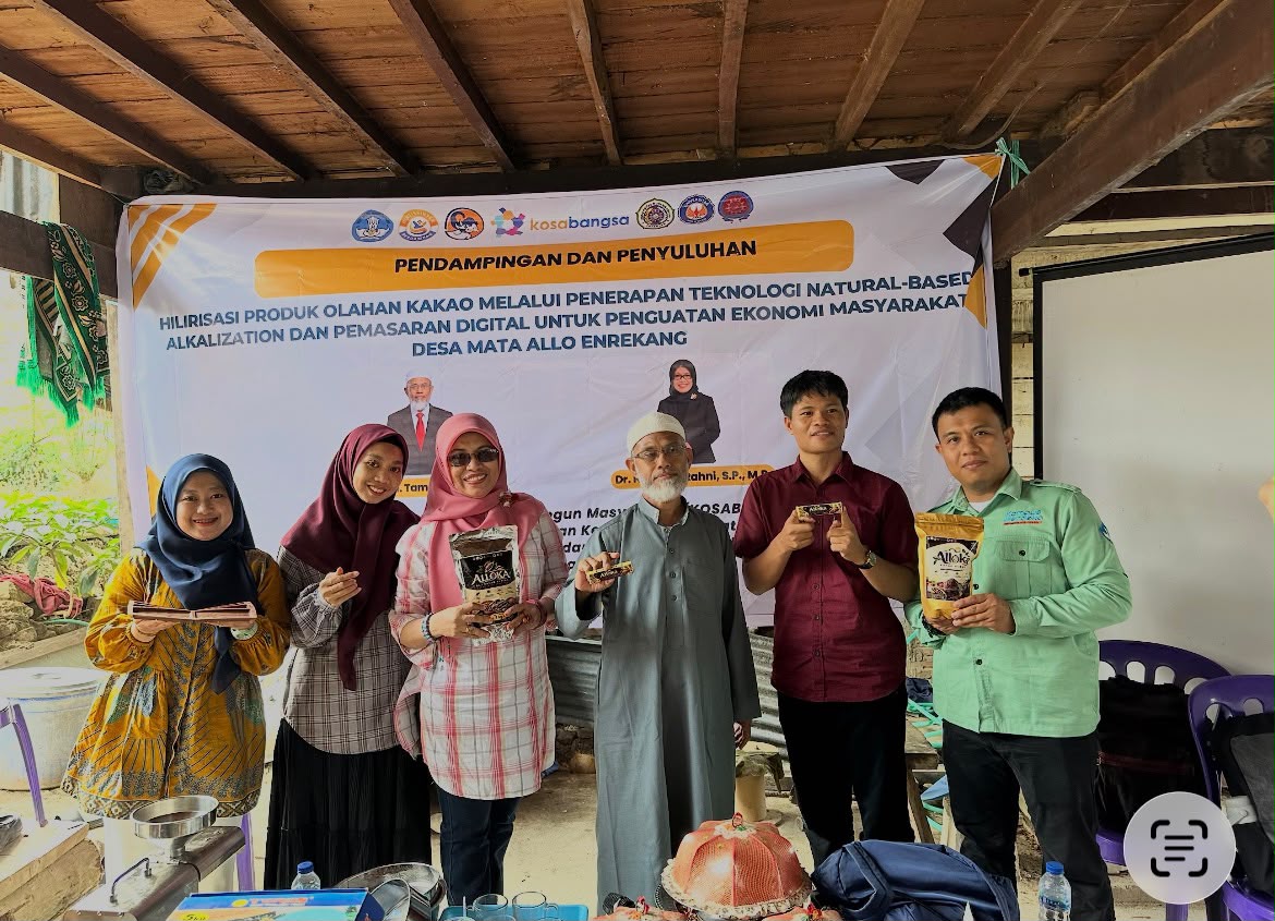 UNIMEN dan UHO Bawa Teknologi Pengolahan Kakao ke Enrekang, Petani Dibidik Jadi Produsen