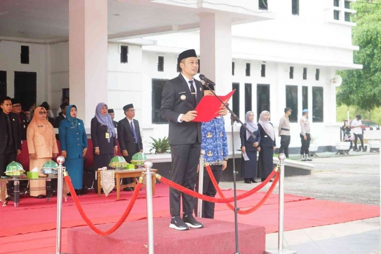 Bupati Enrekang Pimpin Upacara Peringatan Hari Kesaktian Pancasila.